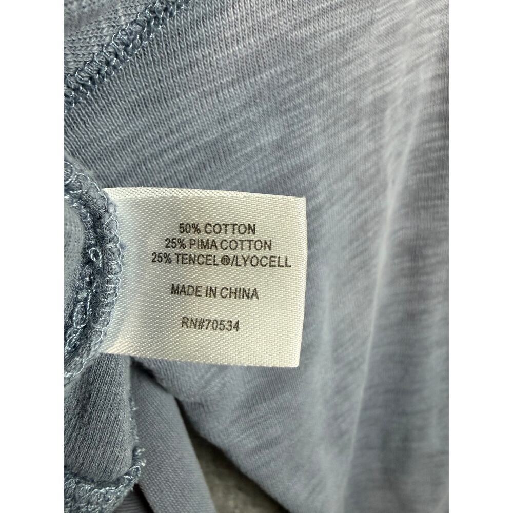 Orvis Mens 1/4 Zip Pullover Sweater XL GRAY HEATHER KNIT SHIRT COTTON /TENCEL - Picture 5 of 8